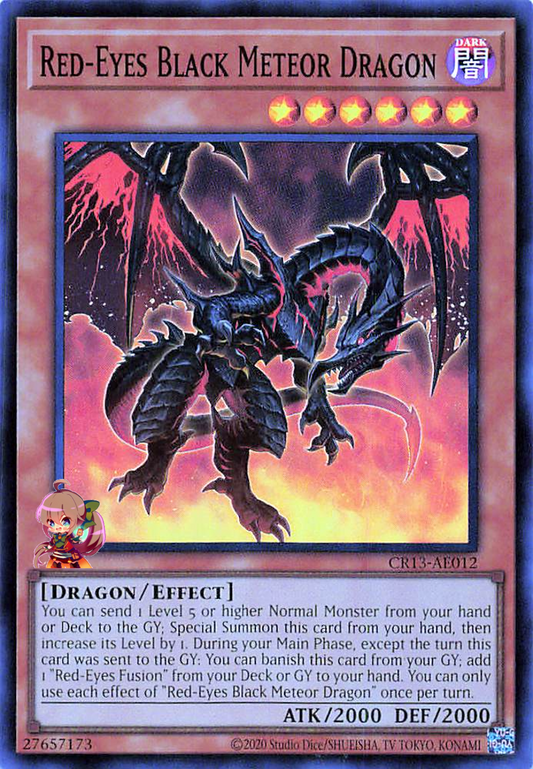 Red-Eyes Black Meteor Dragon [CR13-AE012-SR]