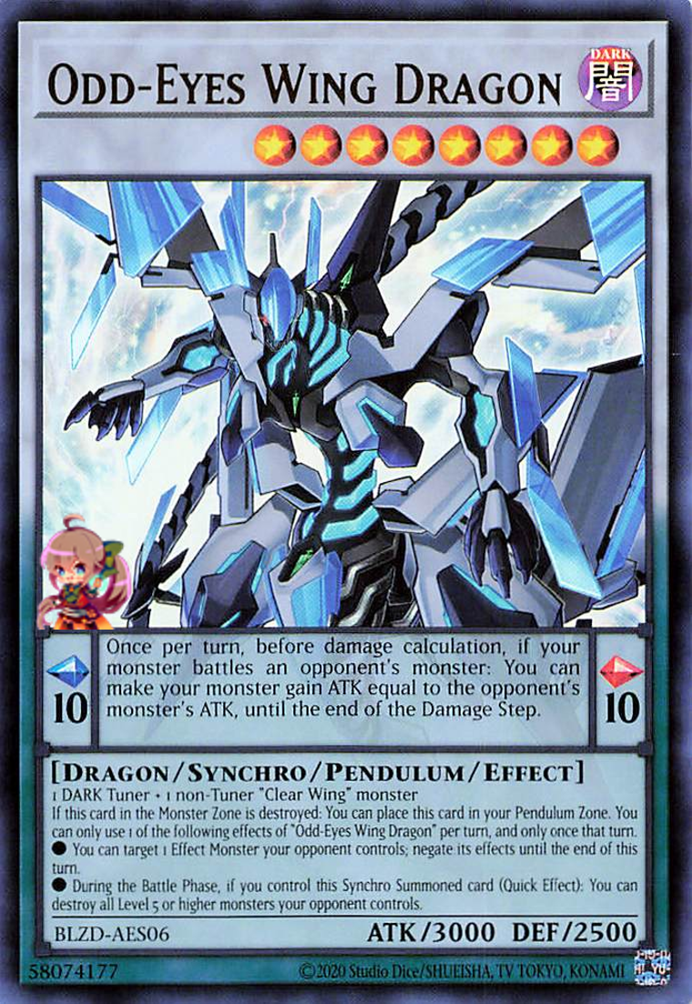 Odd-Eyes Wing Dragon [BLZD-AES06-UR]