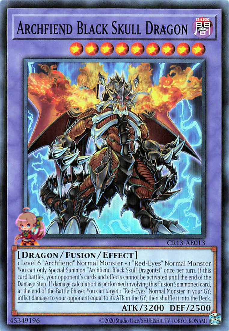 Archfiend Black Skull Dragon [CR13-AE013-C]