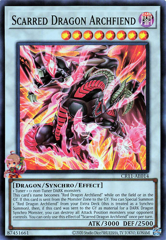 Scarred Dragon Archfiend [CR11-AE014-SR]
