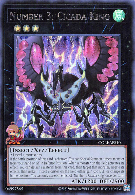 Number 3: Cicada King [CORI-AES10-SCR]