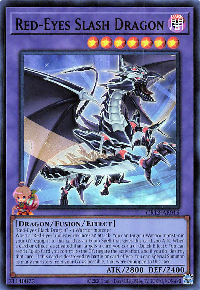 Red-Eyes Slash Dragon [CR13-AE015-UR]