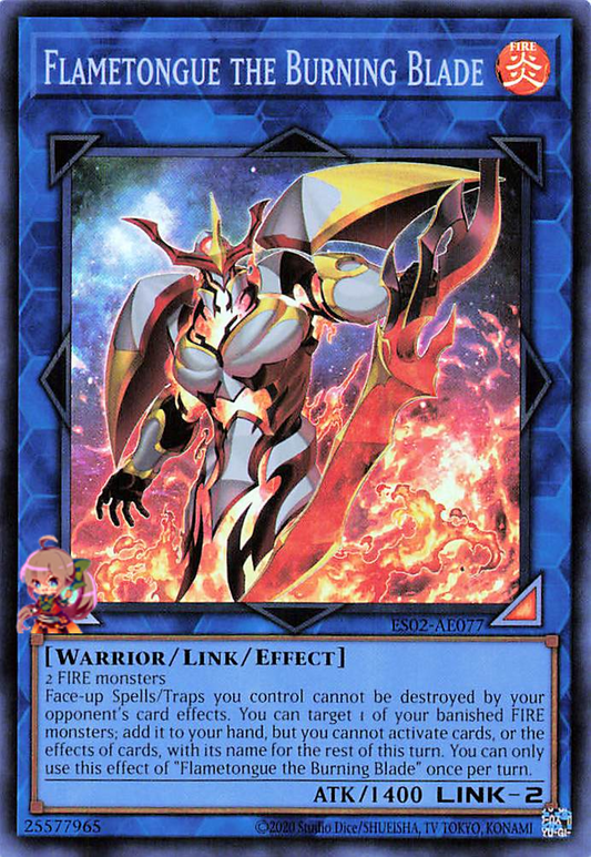Flametongue the Burning Blade [ES02-AE077-SR]