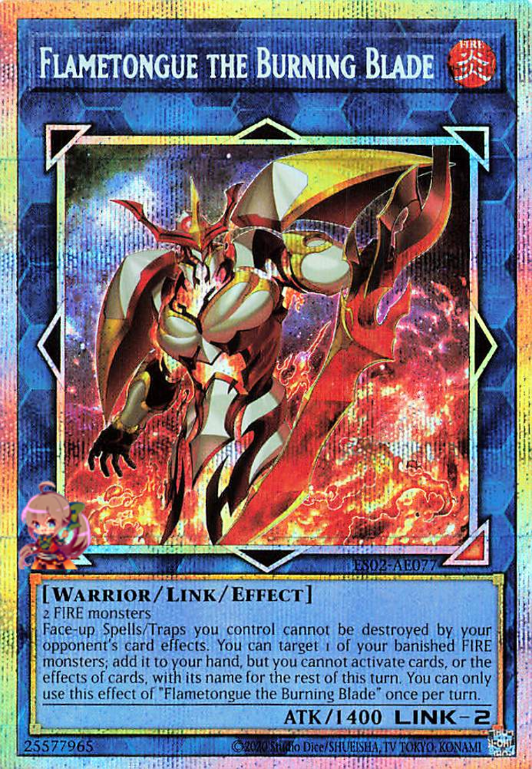 Flametongue the Burning Blade [ES02-AE077-PSCR]