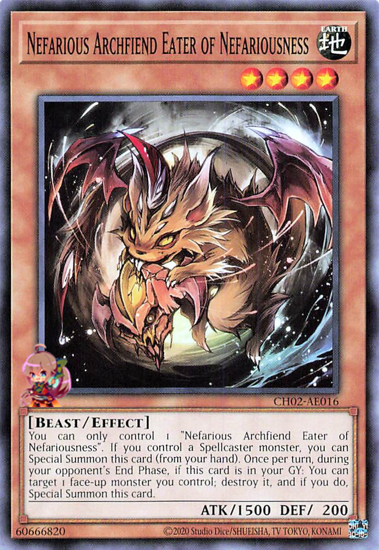 Nefarious Archfiend Eater of Nefariousness [CH02-AE016-C]