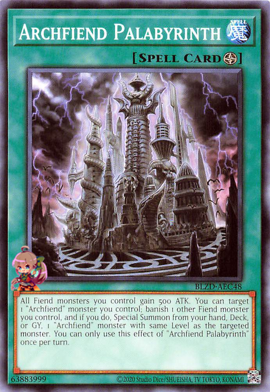 Archfiend Palabyrinth [BLZD-AEC48-C]