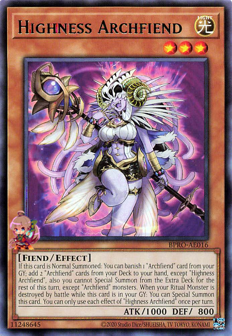 Highness Archfiend [BPRO-AE016-R]