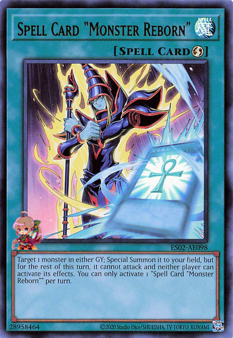 Spell Card Monster Reborn [ES02-AE098-UR]