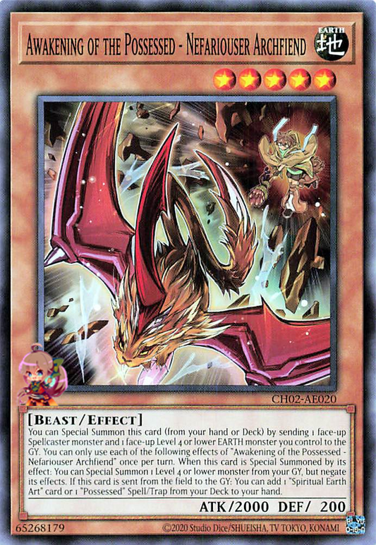 Awakening of the Possessed - Nefariouser Archfiend [CH02-AE020-C]