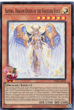 Saffira, Dragon Queen of the Voiceless Voice [PHNI-AE020-SR]