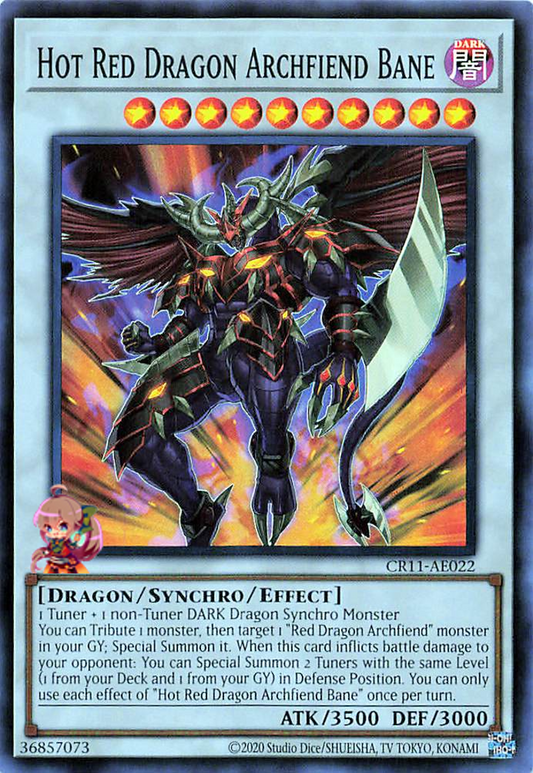 Hot Red Dragon Archfiend Bane [CR11-AE022-SR]