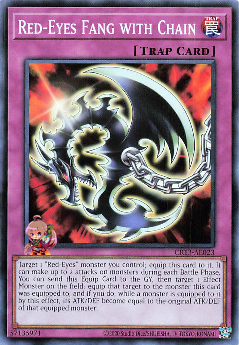 Red-Eyes Fang with Chain [CR13-AE023-C]