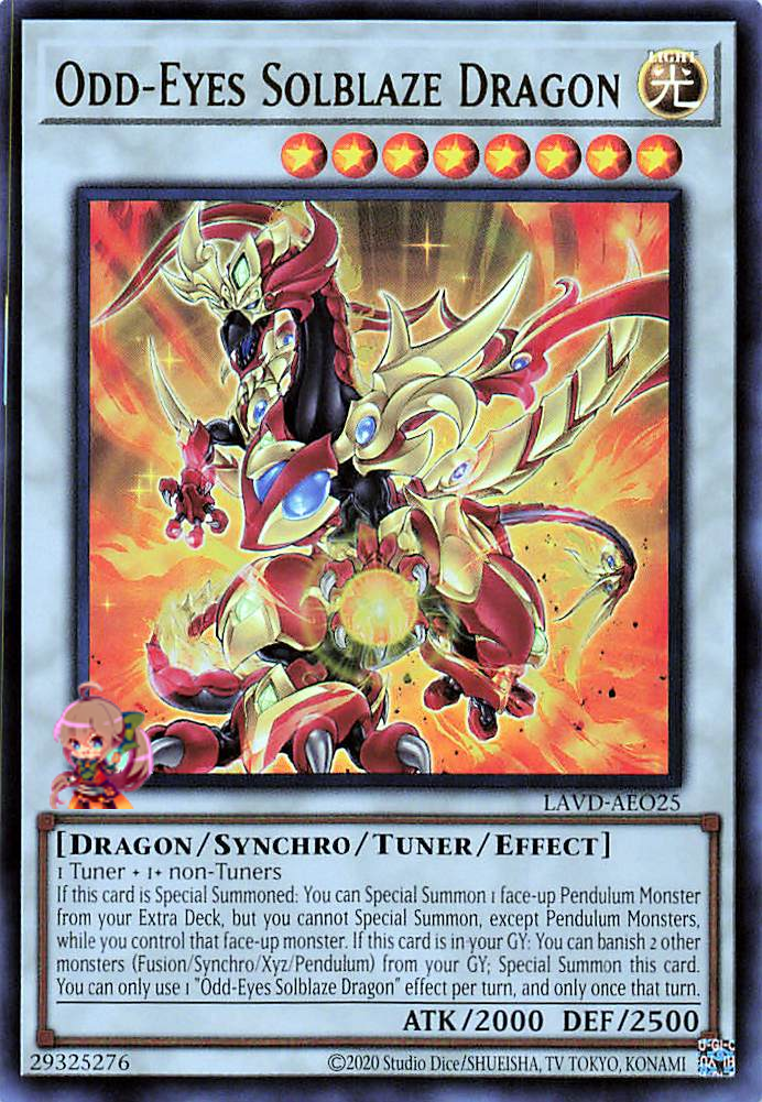 Odd-Eyes Solblaze Dragon [LAVD-AEO25-UR]