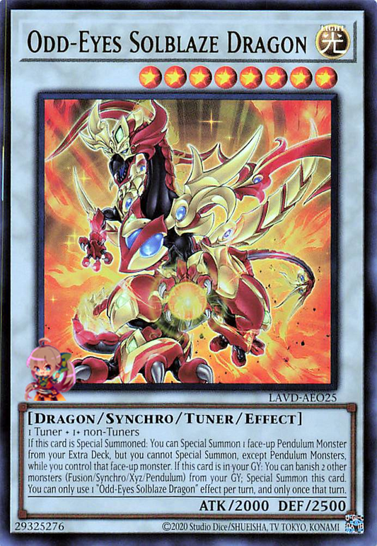 Odd-Eyes Solblaze Dragon [LAVD-AEO25-UR]