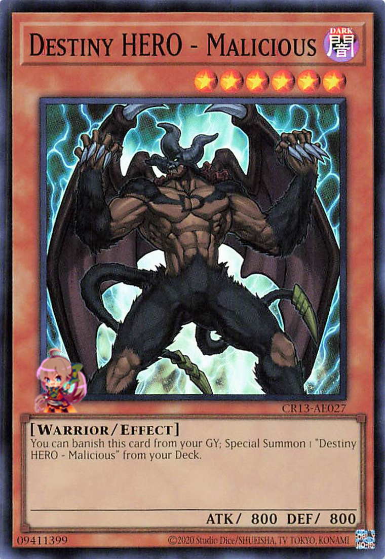Destiny HERO - Malicious [CR13-AE027-SR]