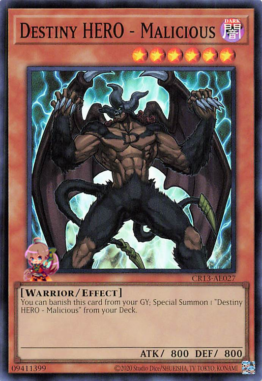 Destiny HERO - Malicious [CR13-AE027-SR]