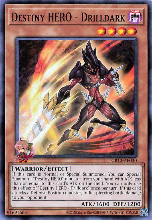 Destiny HERO - Drilldark [CR13-AE030-C]