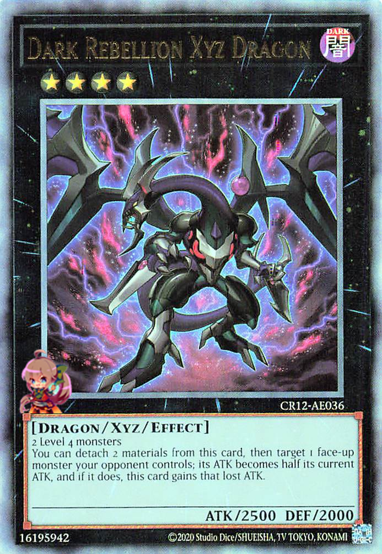 Dark Rebellion Xyz Dragon [CR12-AE036-UTR]