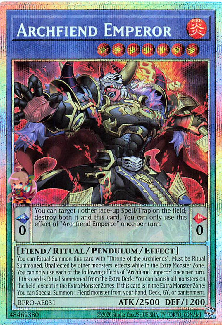 Archfiend Emperor [BPRO-AE031-PSCR]