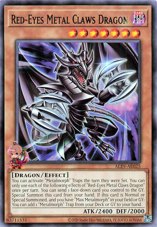 Red-Eyes Metal Claws Dragon [ALIN-AE025-R]