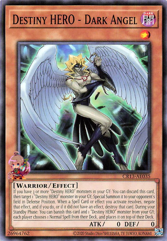 Destiny HERO - Dark Angel [CR13-AE035-C]