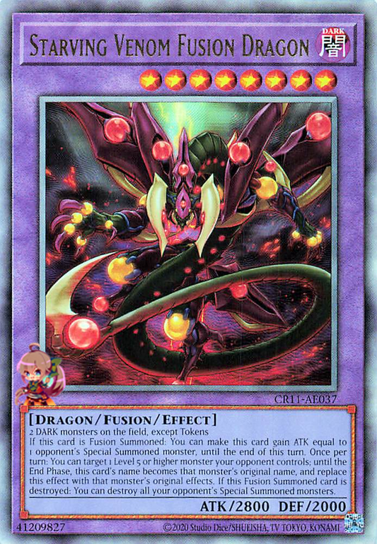 Starving Venom Fusion Dragon [CR11-AE037-UTR]