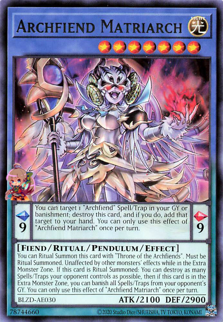 Archfiend Matriarch [BLZD-AE030-R]