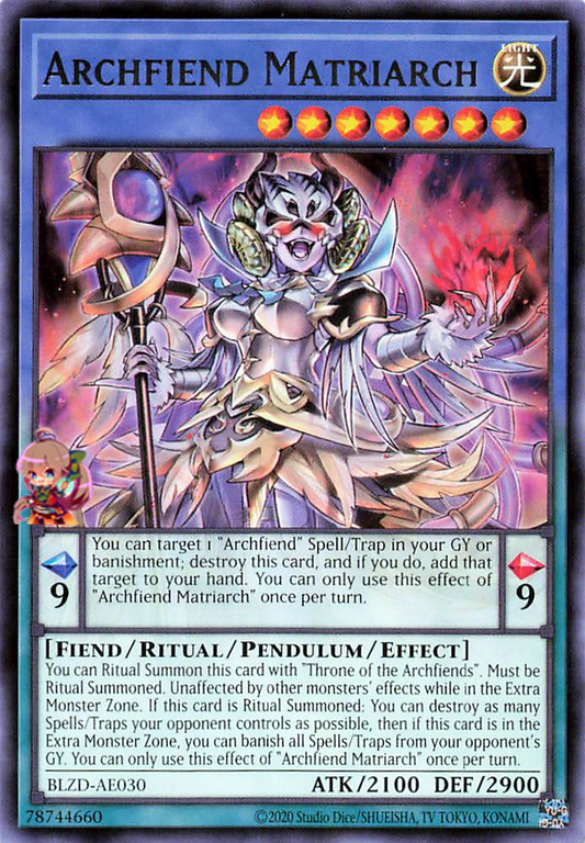 Archfiend Matriarch [BLZD-AE030-R]