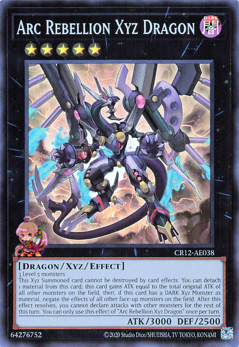 Arc Rebellion Xyz Dragon [CR12-AE038-SR]