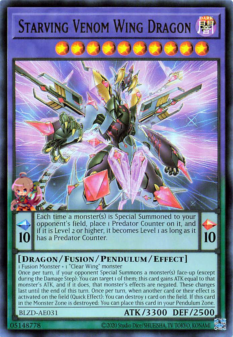 Starving Venom Wing Dragon [BLZD-AE031-UR]