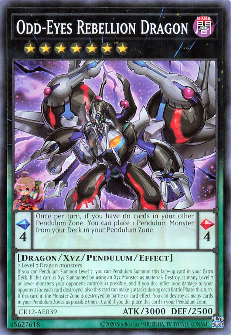 Odd-Eyes Rebellion Dragon [CR12-AE039-C]