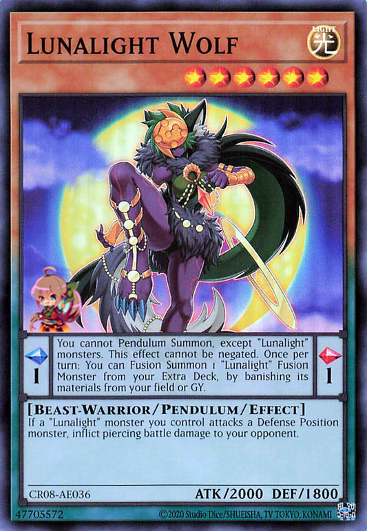Lunalight Wolf [CR08-AE036-SR]