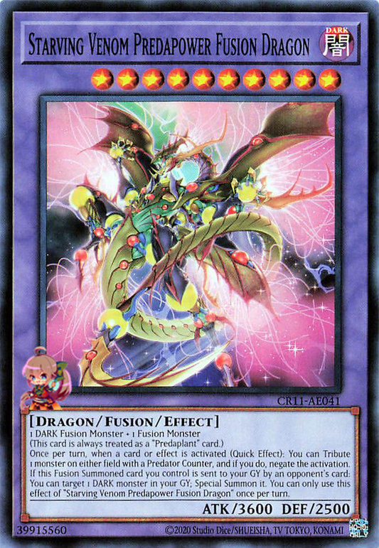 Starving Venom Predapower Fusion Dragon [CR11-AE041-C]