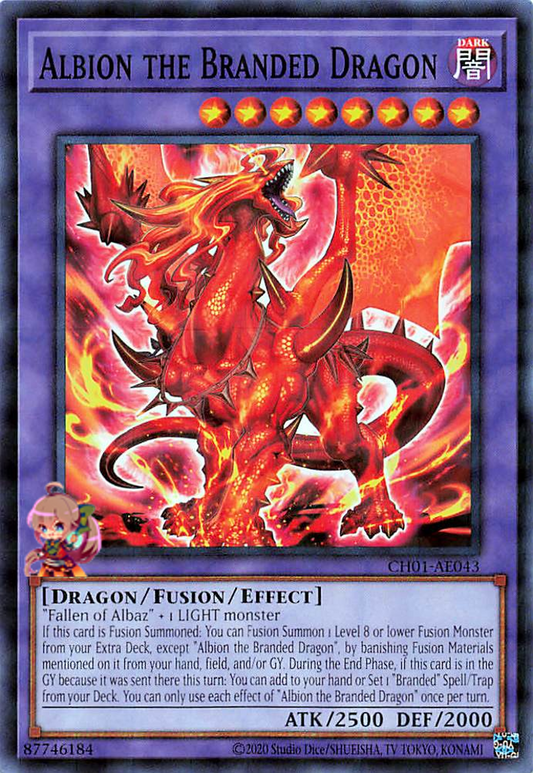 Albion the Branded Dragon [CH01-AE043-NPR]