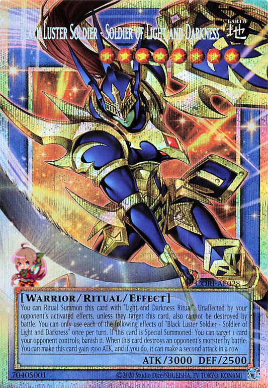Black Luster Soldier - Soldier of Light and Darkness (extended art) [CORI-AE028-PSCR]