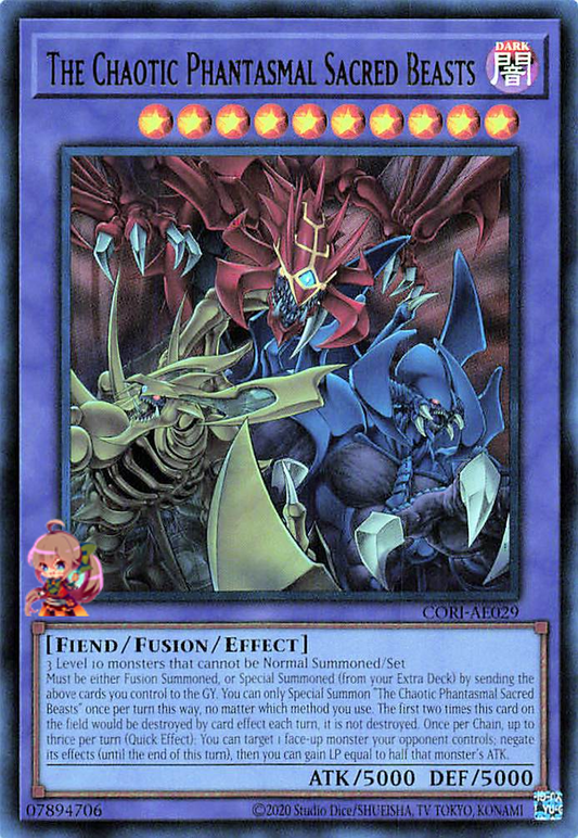 The Chaotic Phantasmal Sacred Beasts [CORI-AE029-UR]