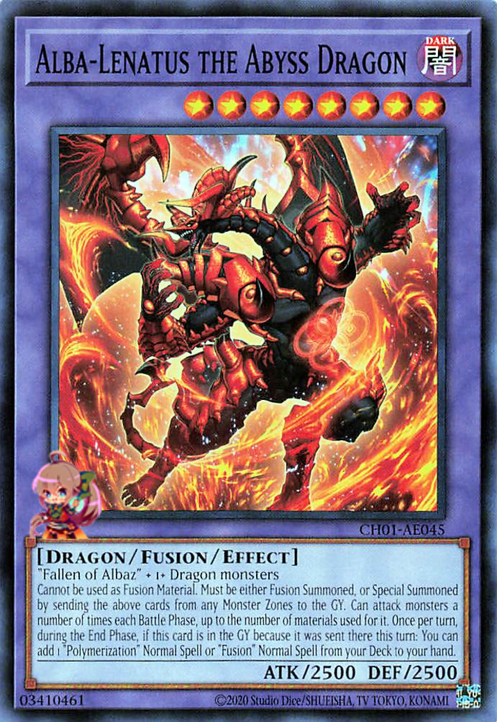 Alba-Lenatus the Abyss Dragon [CH01-AE045-C]