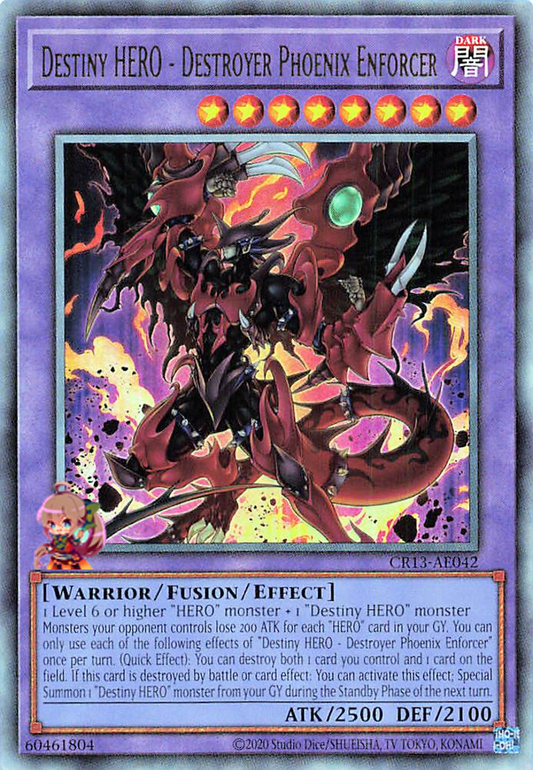 Destiny HERO - Destroyer Phoenix Enforcer [CR13-AE042-UTR]