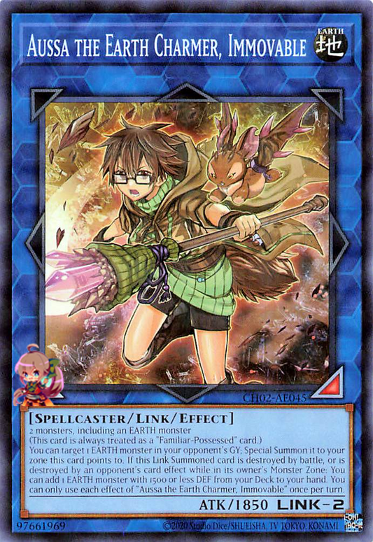 Aussa the Earth Charmer, Immovable [CH02-AE045-NPR]