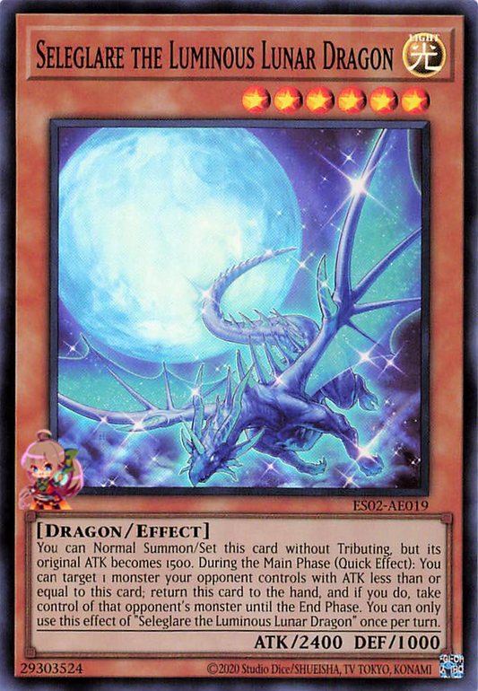 Seleglare the Luminous Lunar Dragon [ES02-AE019-SR]