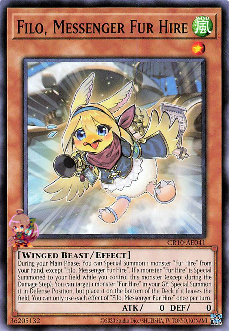 Filo, Messenger Fur Hire [CR10-AE041-C]