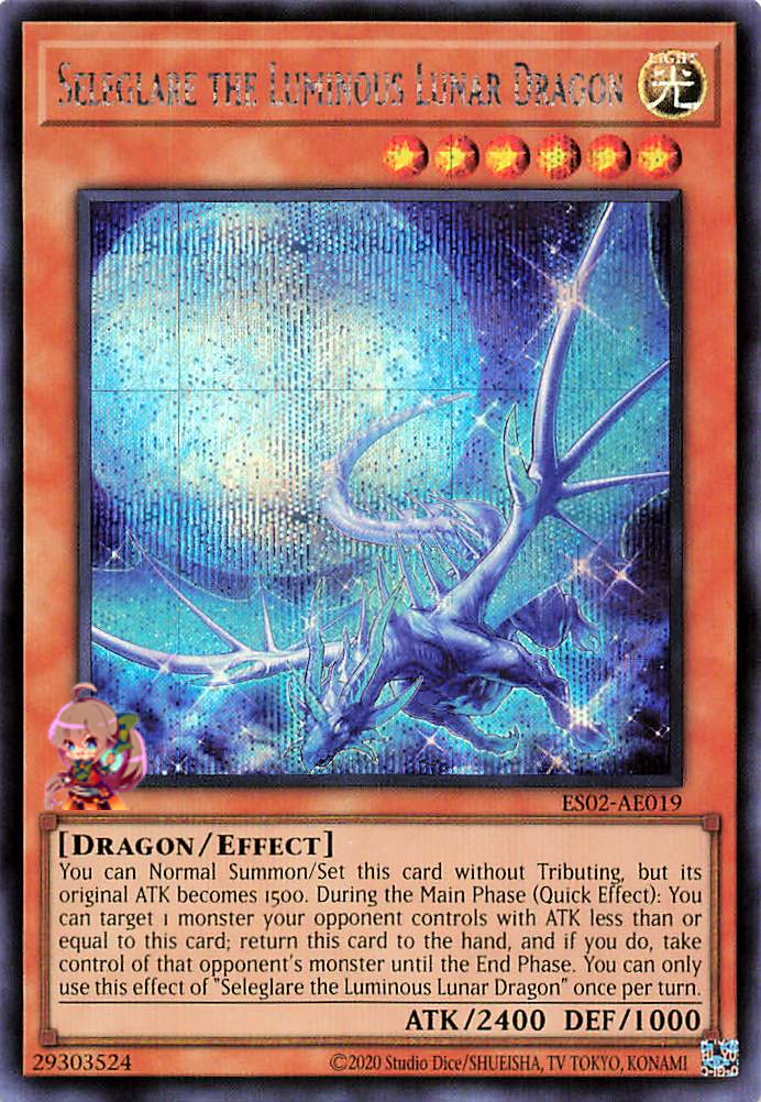 Seleglare the Luminous Lunar Dragon [ES02-AE019-SCR]