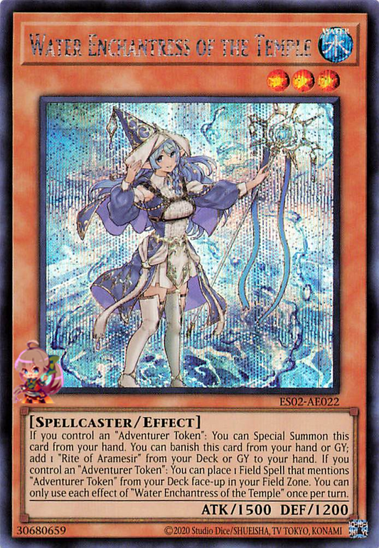 Water Enchantress of the Temple [ES02-AE022-SCR]