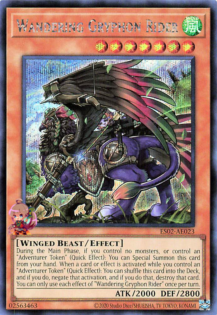 Wandering Gryphon Rider [ES02-AE023-SCR]
