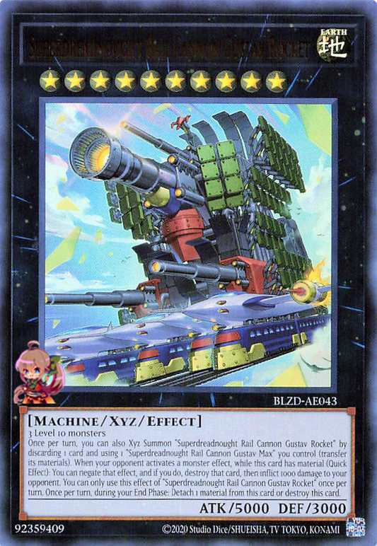Superdreadnought Rail Cannon Gustav Rocket [BLZD-AE043-UR]