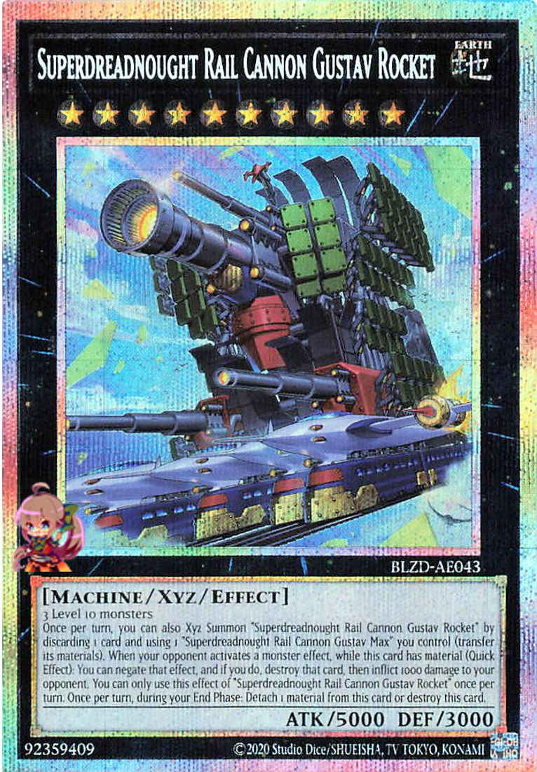 Superdreadnought Rail Cannon Gustav Rocket [BLZD-AE043-PSCR]