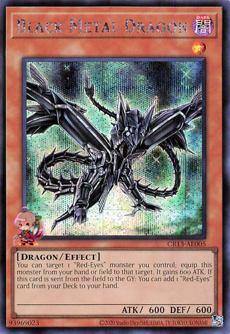 Black Metal Dragon [CR13-AE005-SCR]
