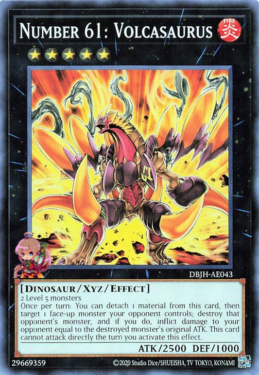 Number 61: Volcasaurus [DBJH-AE043-C]