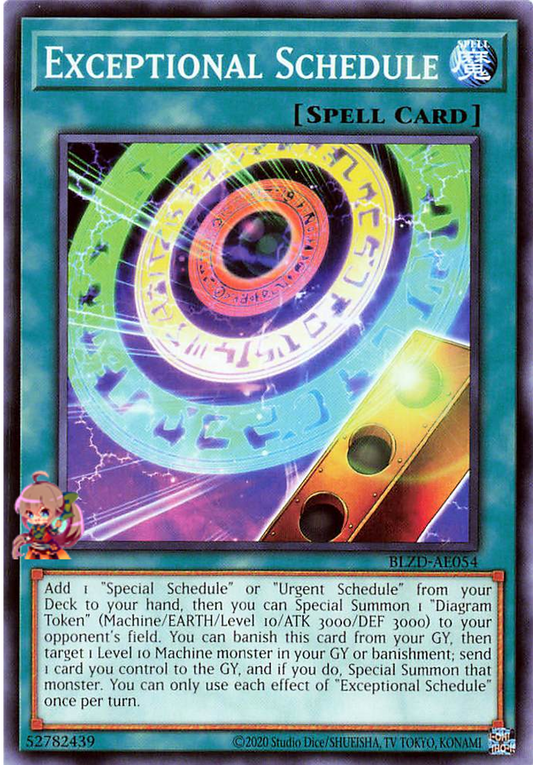 Exceptional Schedule [BLZD-AE054-C]