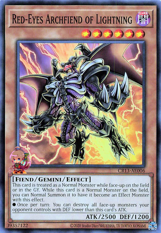 Red-Eyes Archfiend of Lightning [CR13-AE006-C]